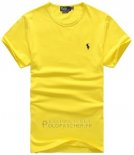 Ralph Lauren Homme Mesh Polo T-shirt Jaune