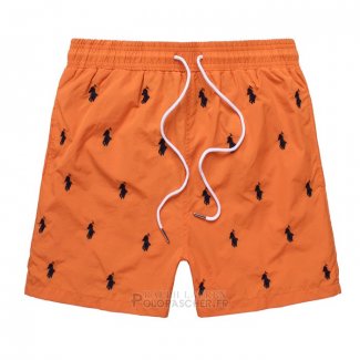 Ralph Lauren Homme Multi Pony Shorts Lacing Orange