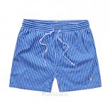Ralph Lauren Homme Shorts Lacing Mesh Polo Bleu1