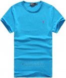 Ralph Lauren Homme Mesh Polo T-shirt Bleu Ciel