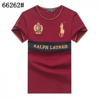 Ralph Lauren Homme Pony Polo 66262 Courte T-Shirt Rouge