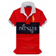 Ralph Lauren Homme Pony Polo Prl Club Rouge