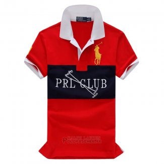 Ralph Lauren Homme Pony Polo Prl Club Rouge