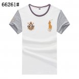Ralph Lauren Homme Pony Polo 66261 Courte T-Shirt Blanc
