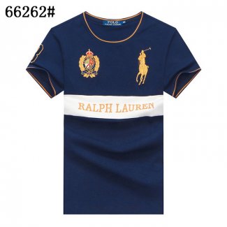 Ralph Lauren Homme Pony Polo 66262 Courte T-Shirt Sombre Bleu