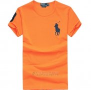 Ralph Lauren Homme Pony Polo T-shirt Orange