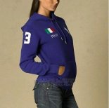 Ralph Lauren Femme Flag Polo Sweatshirts France Bleu