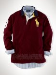 Ralph Lauren Homme Pull Pony Polo Rouge2