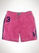 Ralph Lauren Homme Shorts Lacing Pony Polo 3 Rose