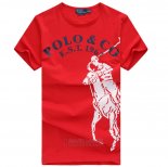 Ralph Lauren Homme T-shirt Est 1967 Pony Polo Rouge