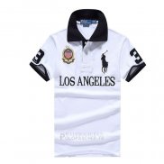 Ralph Lauren Homme City Polo 3 Los Angeles Blanc