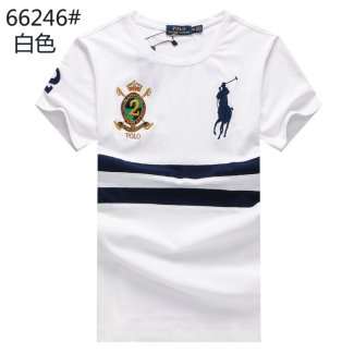 Ralph Lauren Homme Polo 66246 T-shirt Blanc