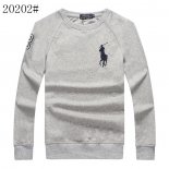 Ralph Lauren Homme Pony Polo 20202 Longue T-Shirt Gris
