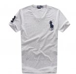 Ralph Lauren Homme T-shirt Pony Polo Gris2