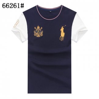 Ralph Lauren Homme Pony Polo 66261 Courte T-Shirt Sombre Bleu