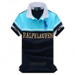 Ralph Lauren Homme Pony Polo Stripe Bleu Acier2