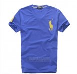 Ralph Lauren Homme T-shirt Pony Polo Bleu