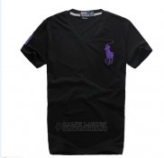 Ralph Lauren Homme T-shirt Pony Polo Noir Volet