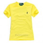 Ralph Lauren Enfant Mesh Polo T-shirt Jaune2