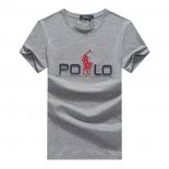 Ralph Lauren Homme Polo 388 Courte T-Shirt Gris