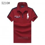 Ralph Lauren Homme Polo Sport 5210 Pony Polo Manche Courte Rouge
