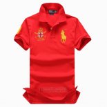 Ralph Lauren Homme Pony Polo Rl Polo Team Rouge Or