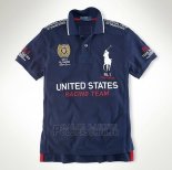 Ralph Lauren Homme City Polo Racing United States Fonce Bleu