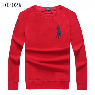 Ralph Lauren Homme Pony Polo 20202 Longue T-Shirt Rouge