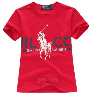Ralph Lauren Enfant T-shirt Rlco Rouge
