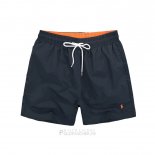 Ralph Lauren Homme Shorts Lacing Mesh Polo Orange Noir