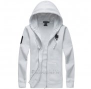 Ralph Lauren Femme Full-zip Polo Sweatshirts Blanc Noir