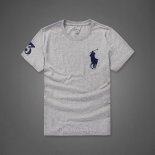 Ralph Lauren Homme T-Shirt Round Neck Gris