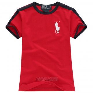 Ralph Lauren Enfant Pony Polo T-shirt Rouge2