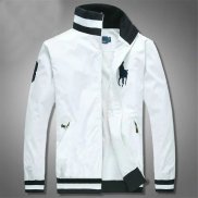 Ralph Lauren Homme Polo Vestes Full Zip Blanc