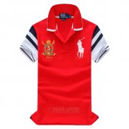 Ralph Lauren Homme Pony Polo Athletic Division Rouge