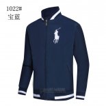 Ralph Lauren Homme Vestes Pony Polo Bleu Acier