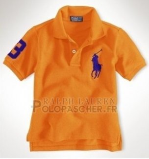 Ralph Lauren Enfant Pony Polo Orange
