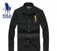 Ralph Lauren Homme Largo Chemise Pony Polo Noir