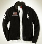 Ralph Lauren Homme Vestes United States Pony Polo Full Zip Noir