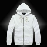 Ralph Lauren Homme Sweatshirts Mesh Polo Full Zip Blanc