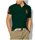 Ralph Lauren Homme Classic Fit Pony Polo Orange Logo Fonce Vert