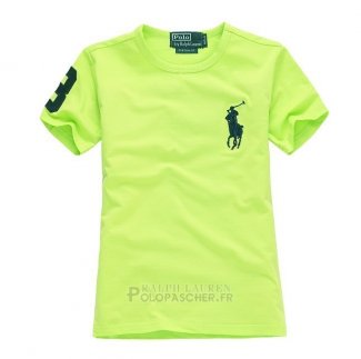 Ralph Lauren Enfant Pony Polo T-shirt Vert Brillante