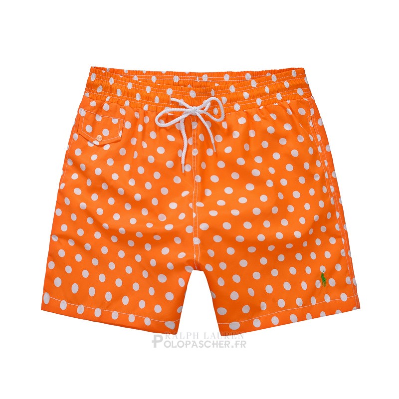 Ralph Lauren Homme Shorts Mesh Polo Orange1