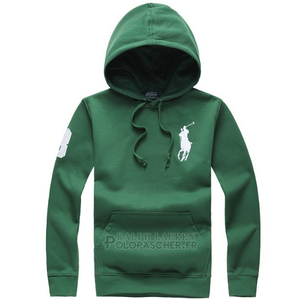 Ralph Lauren Homme Sweatshirts Pony Polo Fonce Vert